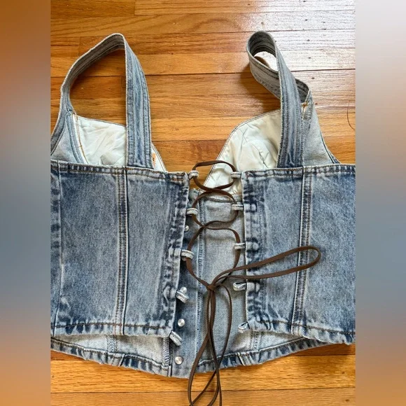 princess polly Coulter Corset Denim - Picture 6 of 7